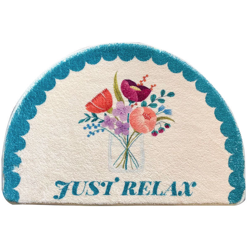 PAIDU Manufacturer BSCI Anti-slip Mat Cartoon Flower Bathroom Kitchen Bedroom Floor Mat Household Carpet Child Prayer Mat