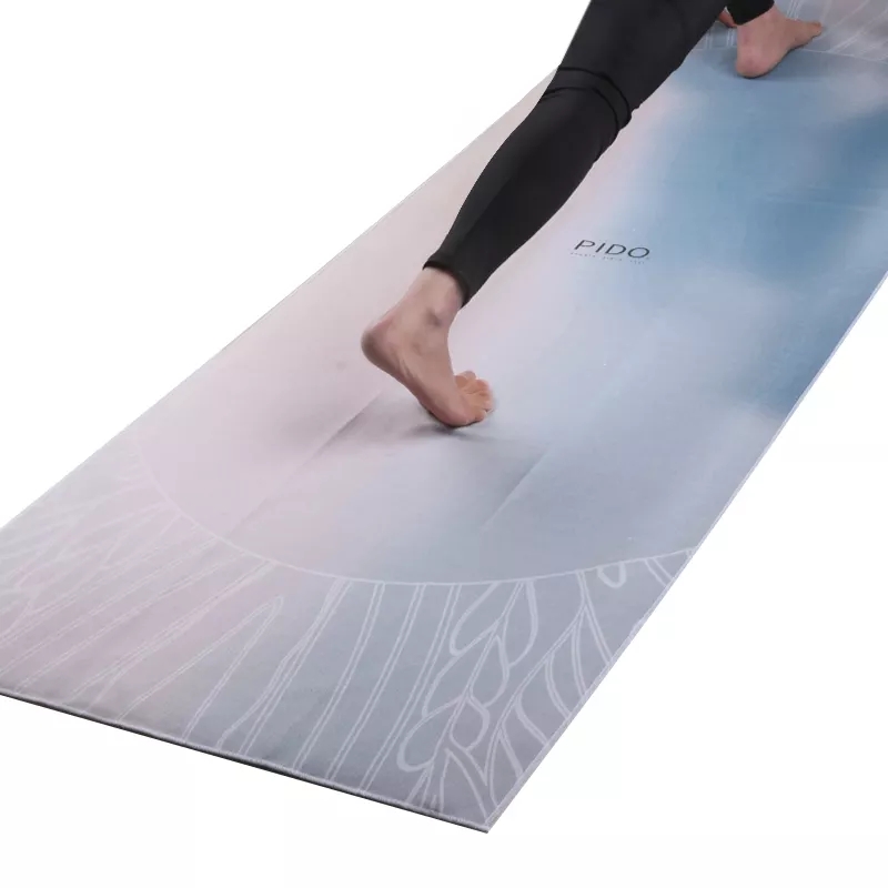 PAIDU Manufacturer BSCI Yoga Mat Towel Non Slip Eco Printed Fitness Towel for Pilates