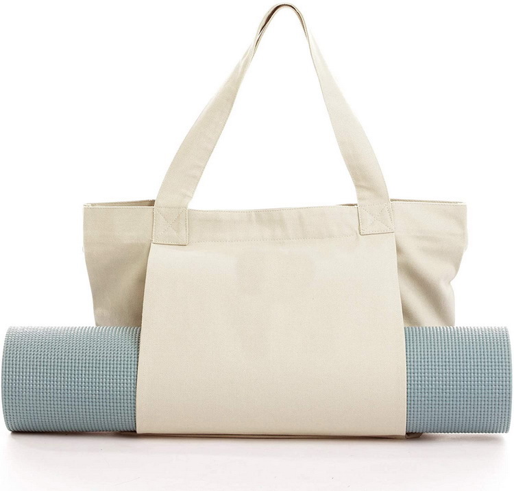 PAIDU Manufacturer Good design yoga mat bag eco friendly cotton canvas yoga bag custom logo DDP