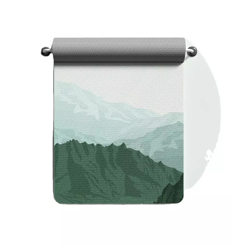 PAIDU Manufacturer BSCI Yoga Mat Exercise Beginner and Expert Printed TPE