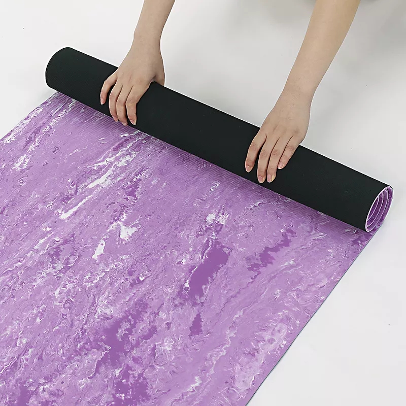 PAIDU Manufacturer BSCI New Style Colorful Non-slip Mat Premium Custom Print Camouflage TPE Yoga Mat