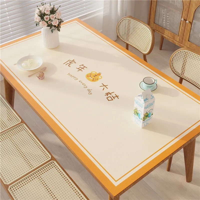 Paidu Manufacturer Luxury Tablecloth, Household Waterproof, Oil proof, Wash Free And Scald Proof Desk Mat
