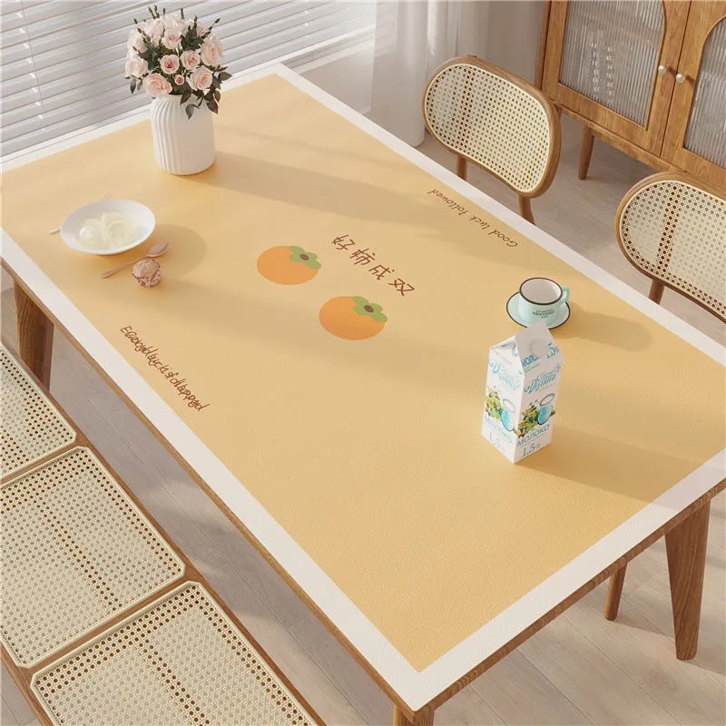 Paidu Manufacturer Luxury Tablecloth, Household Waterproof, Oil proof, Wash Free And Scald Proof Desk Mat