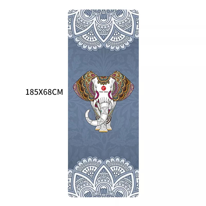 PAIDU Manufacturer BSCI Microfiber Yoga Mat Foldable Suede Travel Washable