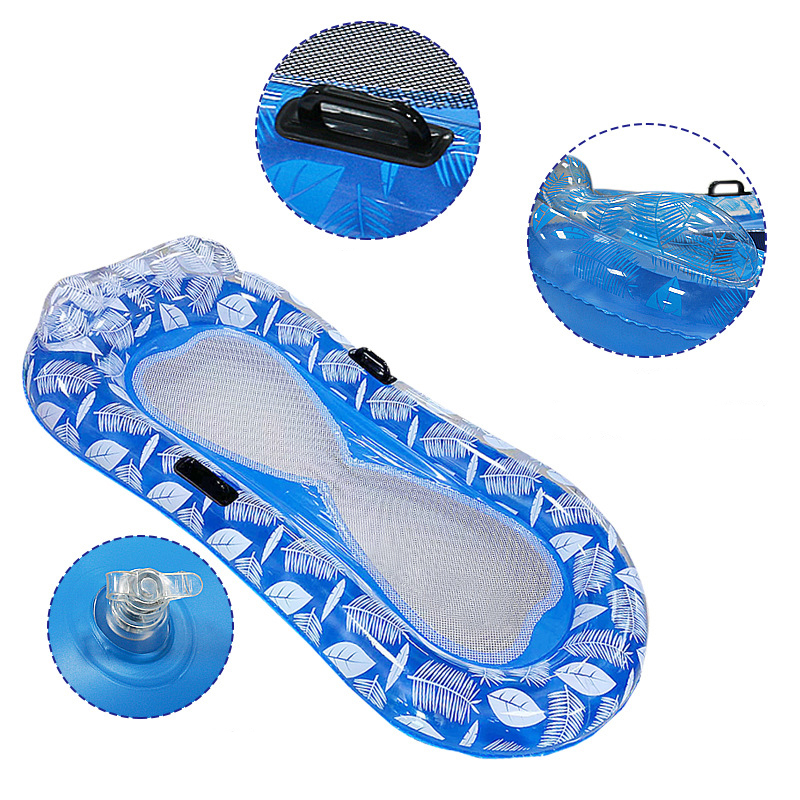 Paidu Manufacturer Summer Adult Water Lounge Chair Floating Mat Inflatable Folding