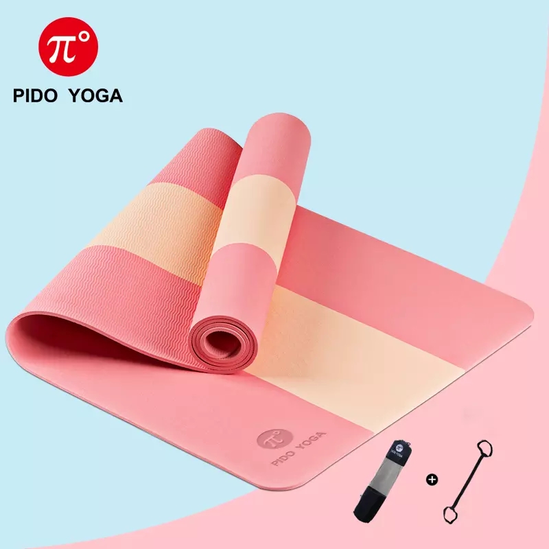 PAIDU Manufacturer BSCI 6 To 10mm Double Mix Color Yoga Mat