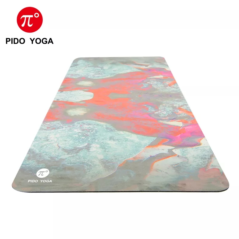 PAIDU Manufacturer BSCI Eco Friendly Printed Natural Rubber Mat Travel Yoga Mat