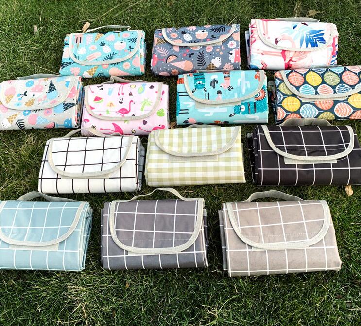 PAIDU Manufacturer BSCI Portable Picnic Mat Plaid Cloth Spring Outing Autumn Beach Mat