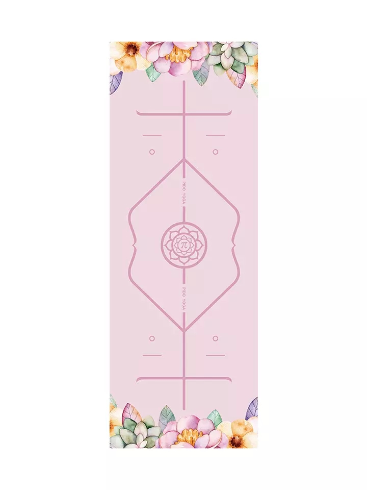 Paidu Manufacturer Microfiber Suede Surface Natural Tree Rubber Yoga Mat