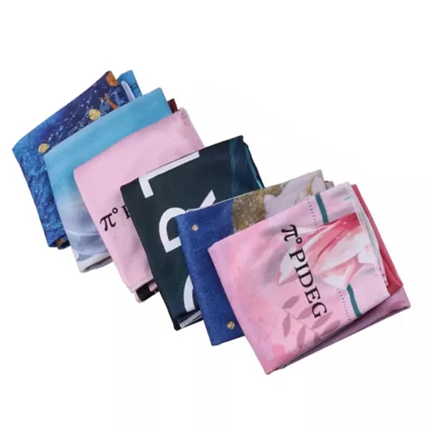 PAIDU Manufacturer BSCI Towel Portable Beginner Non-slip Wicking Towel Washable Fitness Yoga Blanket Kids