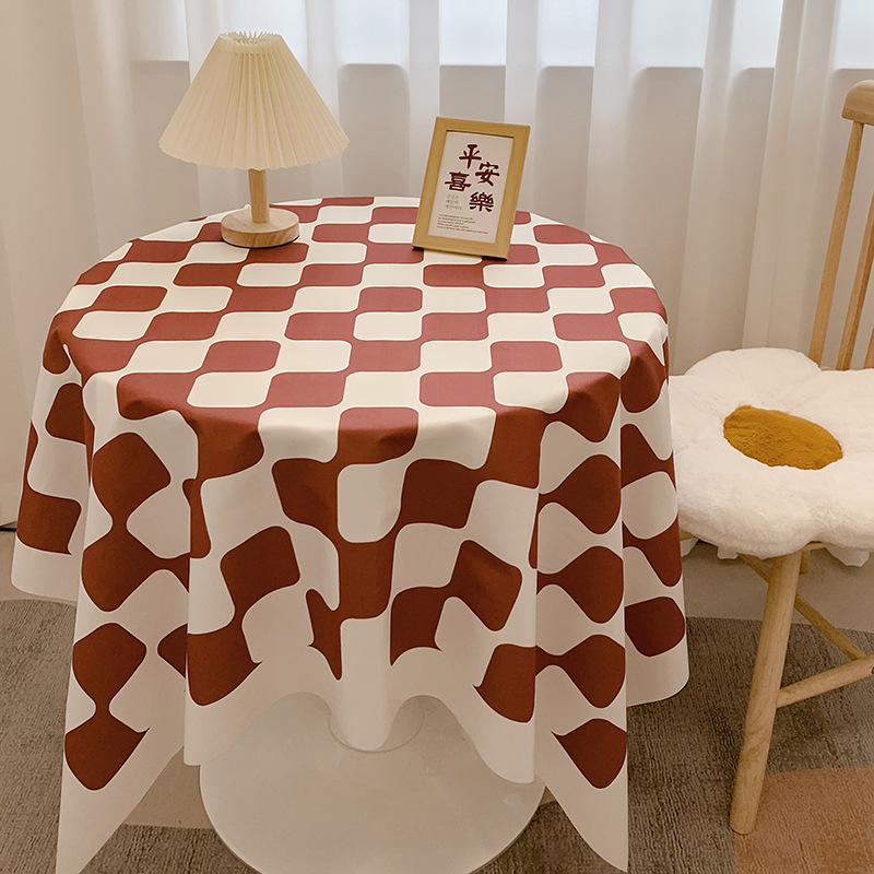 Paidu Manufacturer Chessboard Checkered Round Desk Mat