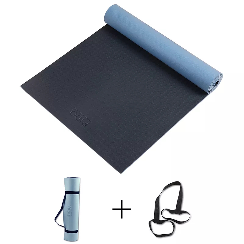 PAIDU Manufacturer BSCI Outdoor Gym Exercise Yoga Mat for Kids or Adults Double Color Eco Friendly Non Slip