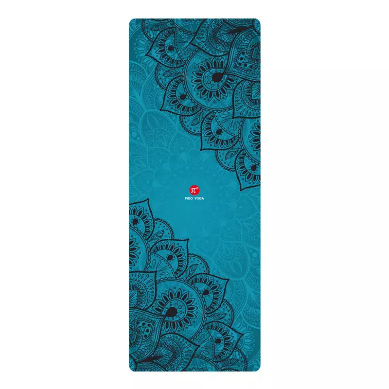 Paidu Manufacturer Microfiber Suede Surface Natural Tree Rubber Yoga Mat