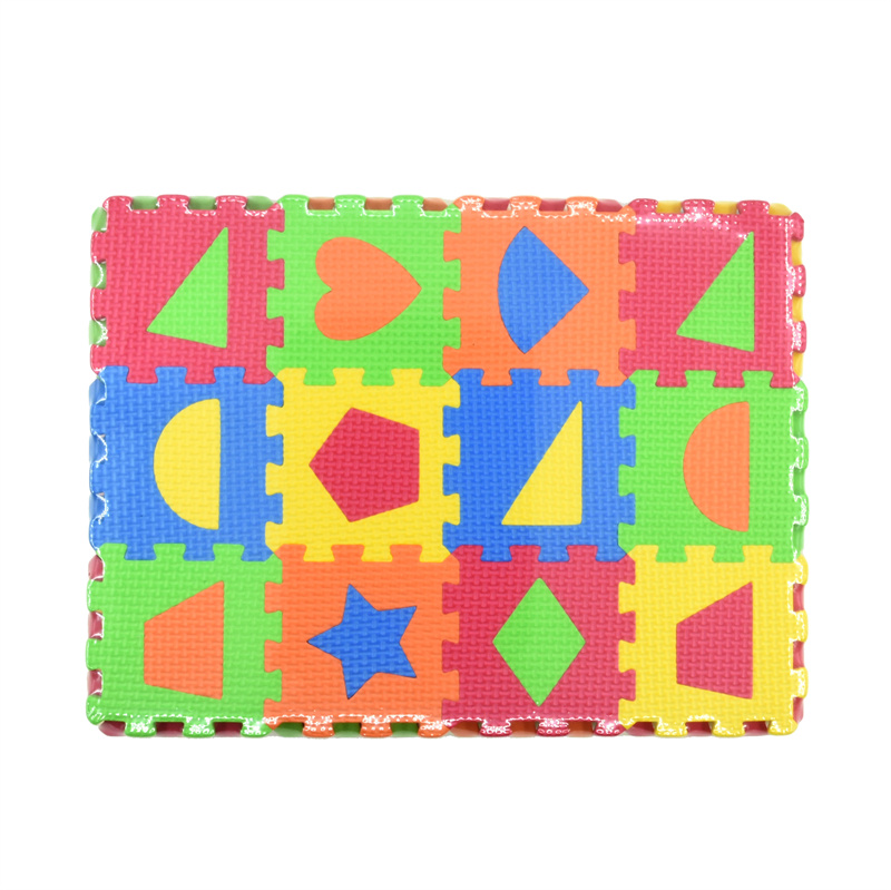 PAIDU Manufacturer BSCI EVA Foam Puzzle Game DIY Geometric Shape Puzzle Learning Education Toys for Children Kids Birthday Gift