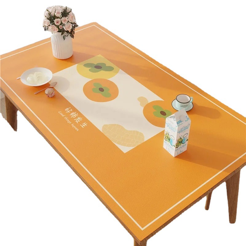 Paidu Manufacturer Luxury Tablecloth, Household Waterproof, Oil proof, Wash Free And Scald Proof Desk Mat