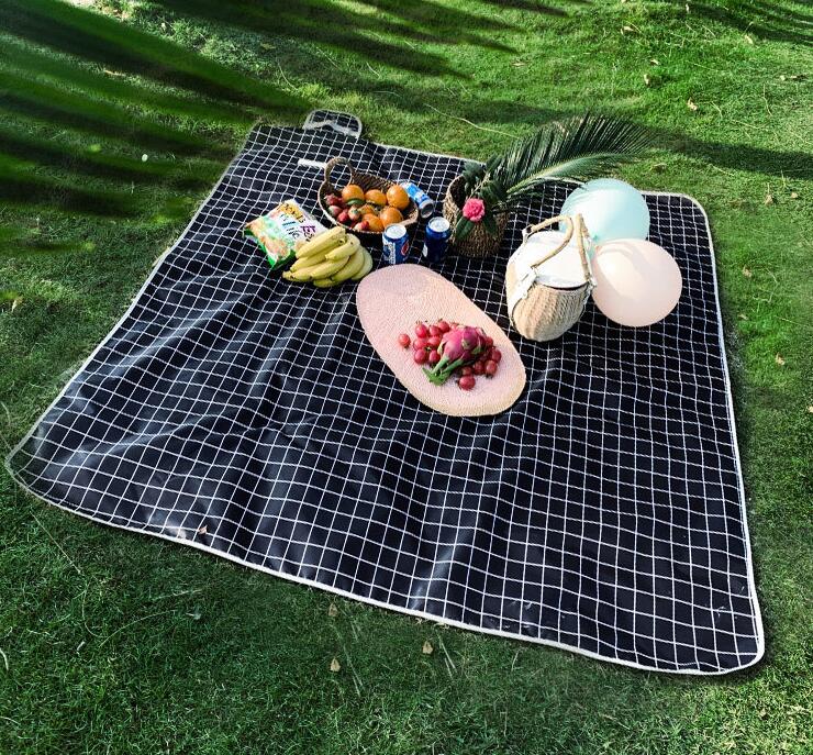 PAIDU Manufacturer BSCI Portable Picnic Mat Plaid Cloth Spring Outing Autumn Beach Mat