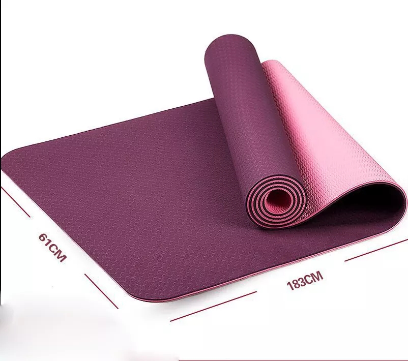 PAIDU Manufacturer BSCI TPE Yoga Mats Printed Eco Friendly Laser Waterproof