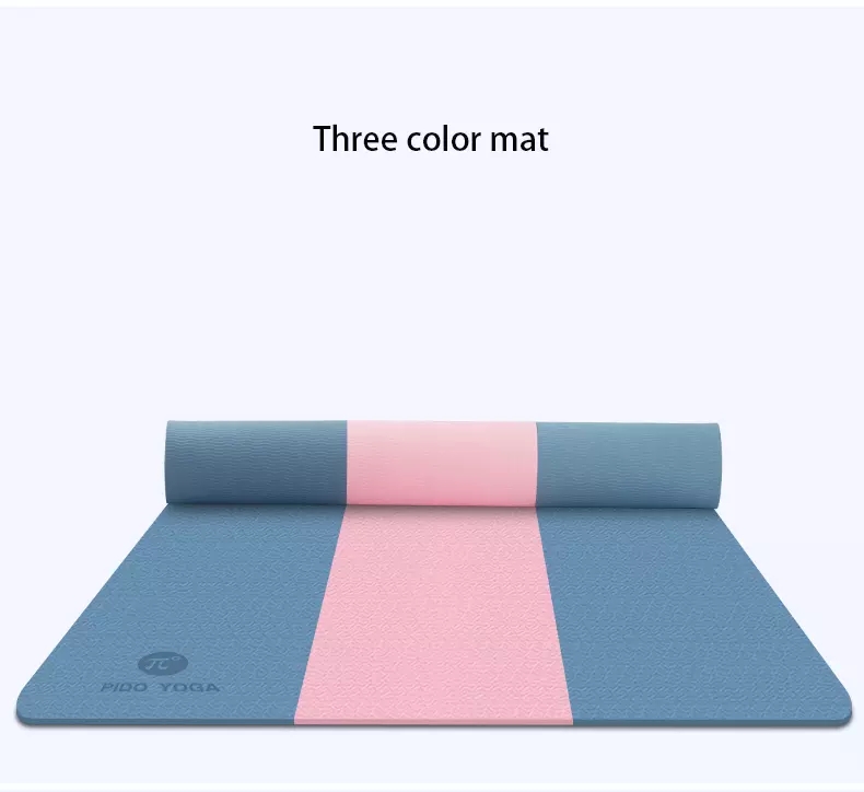 PAIDU Manufacturer BSCI 6 To 10mm Double Mix Color Yoga Mat