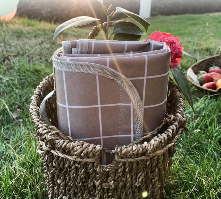 PAIDU Manufacturer BSCI Portable Picnic Mat Plaid Cloth Spring Outing Autumn Beach Mat