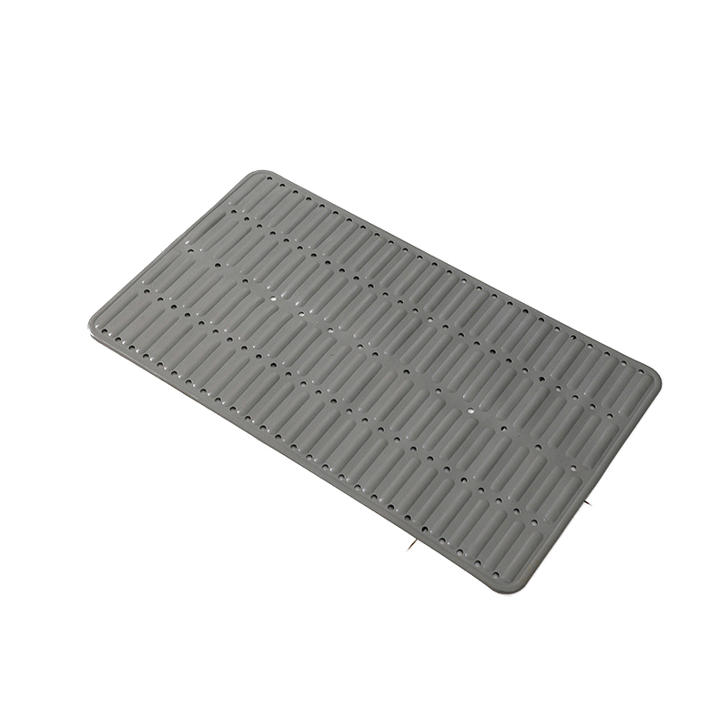 PAIDU Manufacturer 70x40cm Toliet Mat Anti Slip Bath Tub Shower Mat Grey