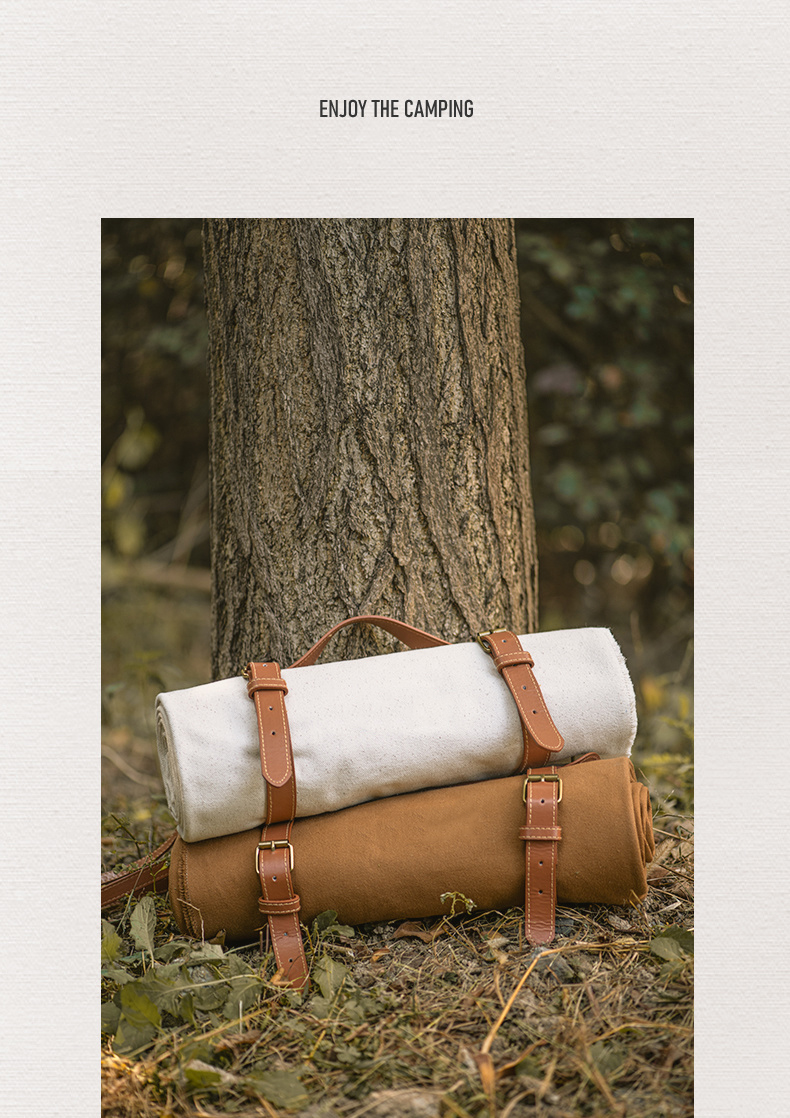 PAIDU Manufacturer BSCI Portable Outdoor Camping Canvas Picnic Blanket Ultra-Light Convenient