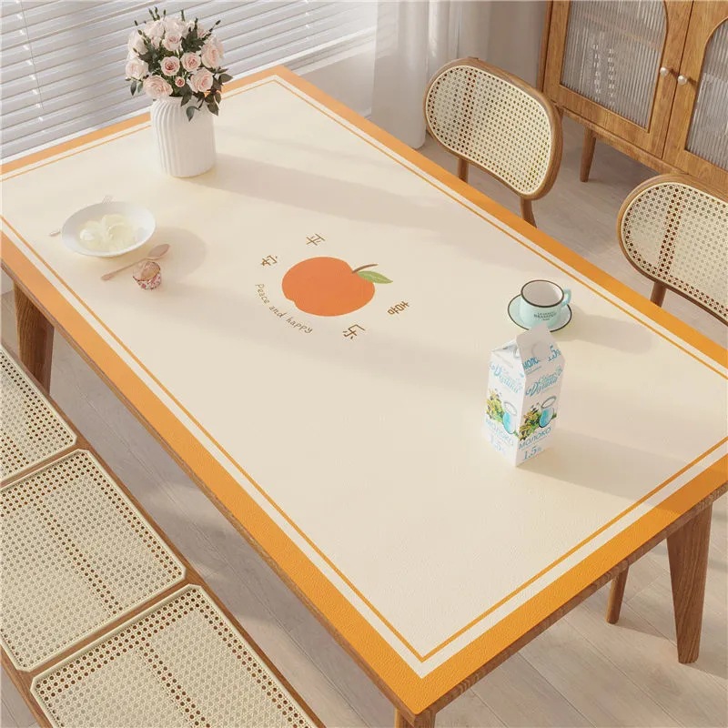Paidu Manufacturer Luxury Tablecloth, Household Waterproof, Oil proof, Wash Free And Scald Proof Desk Mat
