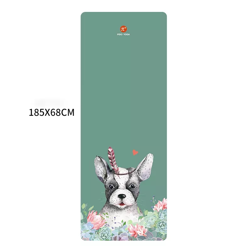 Paidu Manufacturer eco friendly Water Washable natural rubber travel suede microfiber yoga mat