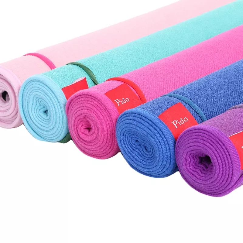 PAIDU Manufacturer BSCI Hemp Jute Yoga Mat Factory Natural Top Pvc Fabric Pcs Weight Yoga Mat