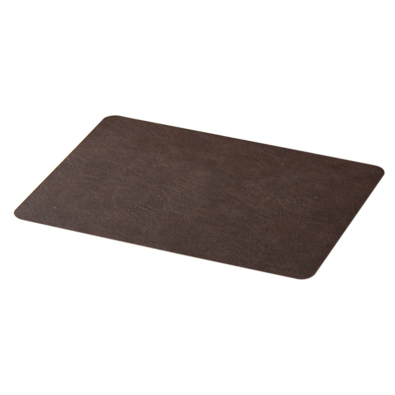 PAIDU Manufacturer Cowhide Double Sided Leather Household Use Desk Mat