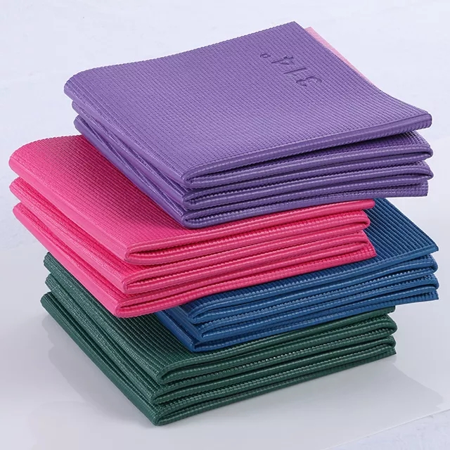 PAIDU Manufacturer BSCI PVC Yoga Mat Wholesale Foldable Yoga Mat Customized Logo