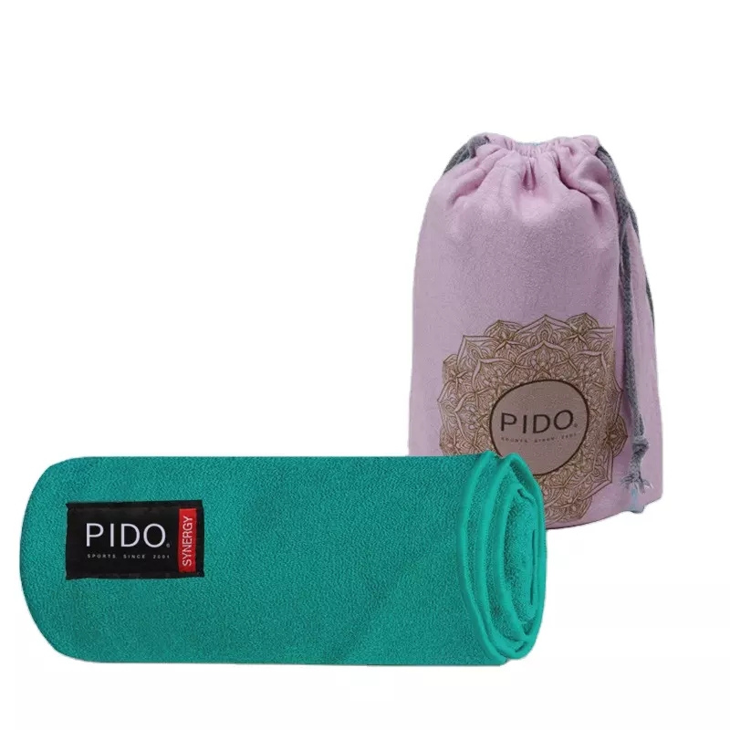 PAIDU Manufacturer BSCI Towel Double Sided Pilates Yoga Towel Microfiber Fitness Towel
