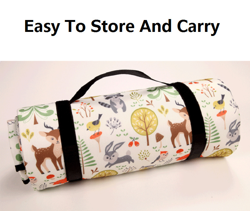 PAIDU Manufacturer BSCI Outdoor Picnic Mat Portable Folding Camping Mat Picnic Blanket