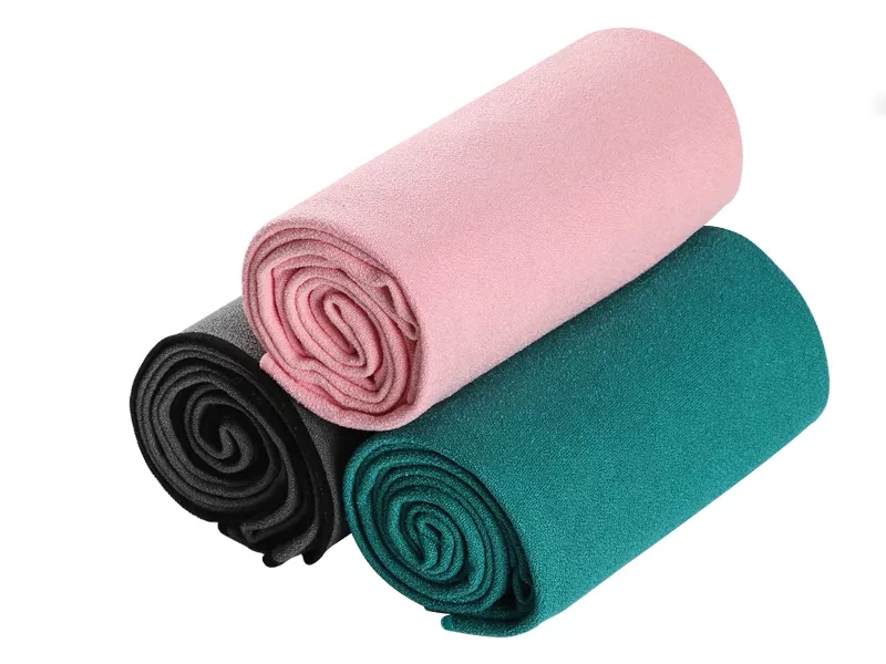 PAIDU Manufacturer BSCI Towel Double Sided Pilates Yoga Towel Microfiber Fitness Towel