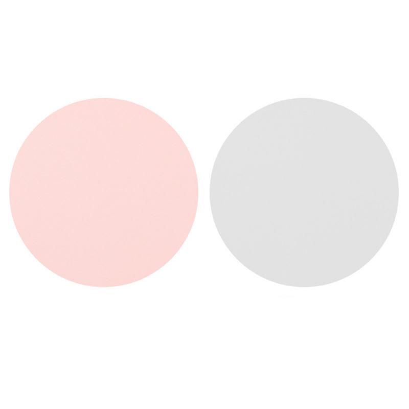 PAIDU Manufacturer BSCI Double-sided Mouse Pad Waterproof PU Leather Round Non-slip Comfortable Mouse Pad