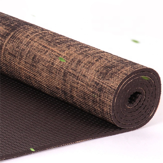 PAIDU Manufacturer BSCI Eco-Friendly Organic Natural Jute Yoga Mat