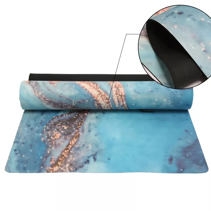 PAIDU Manufacturer BSCI Eco Friendly Suede Rubber Yoga Mat Canvas Yoga Bag Set With Strap