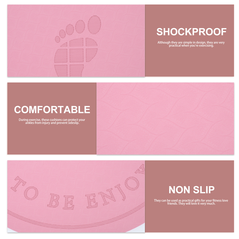 PAIDU Manufacturer BSCI Mat Rope Jump Round Skipping Yoga Pad Exercise Fitness