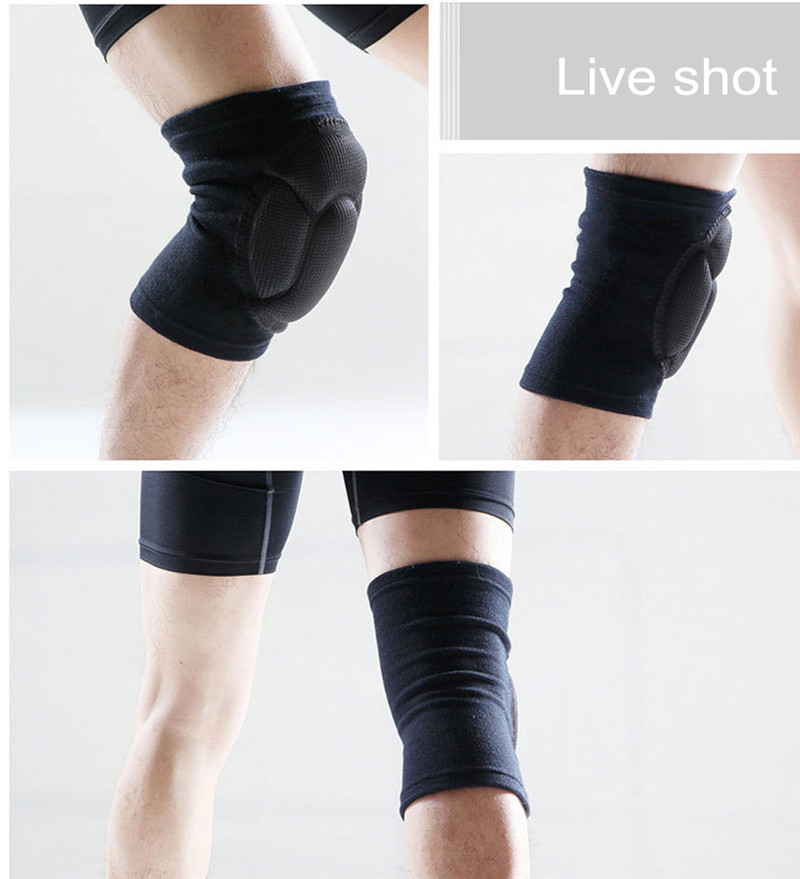 PAIDU Manufacturer BSCI Sports Kneepad Men Elastic Knee Pads Support Fitness Gear Basketball Brace Protector Male Non-Slip Knee Pads Women