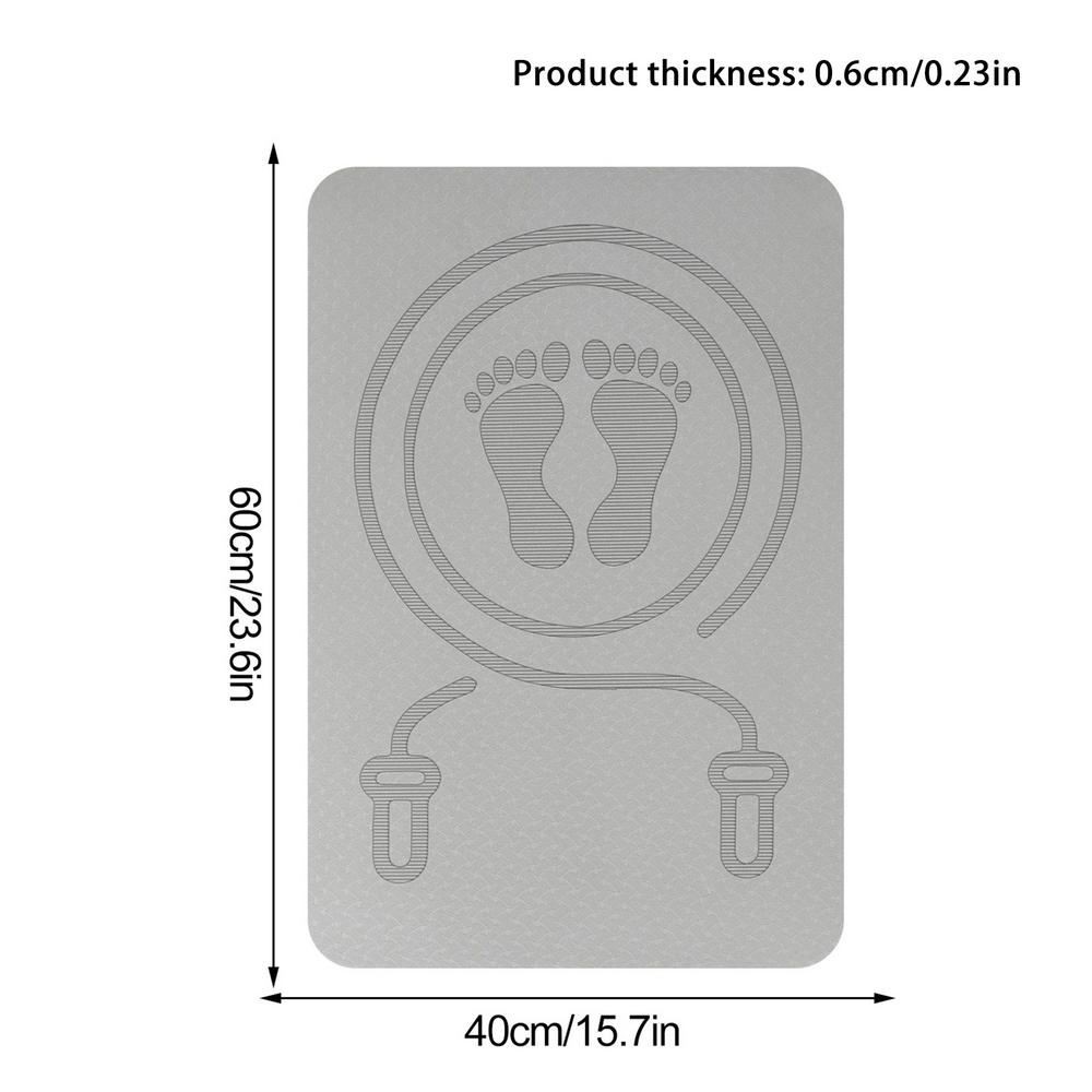 PAIDU Manufacturer BSCI Jump Rope Mat Skipping Rope Mat Workout Mats For Home Gym Flooring