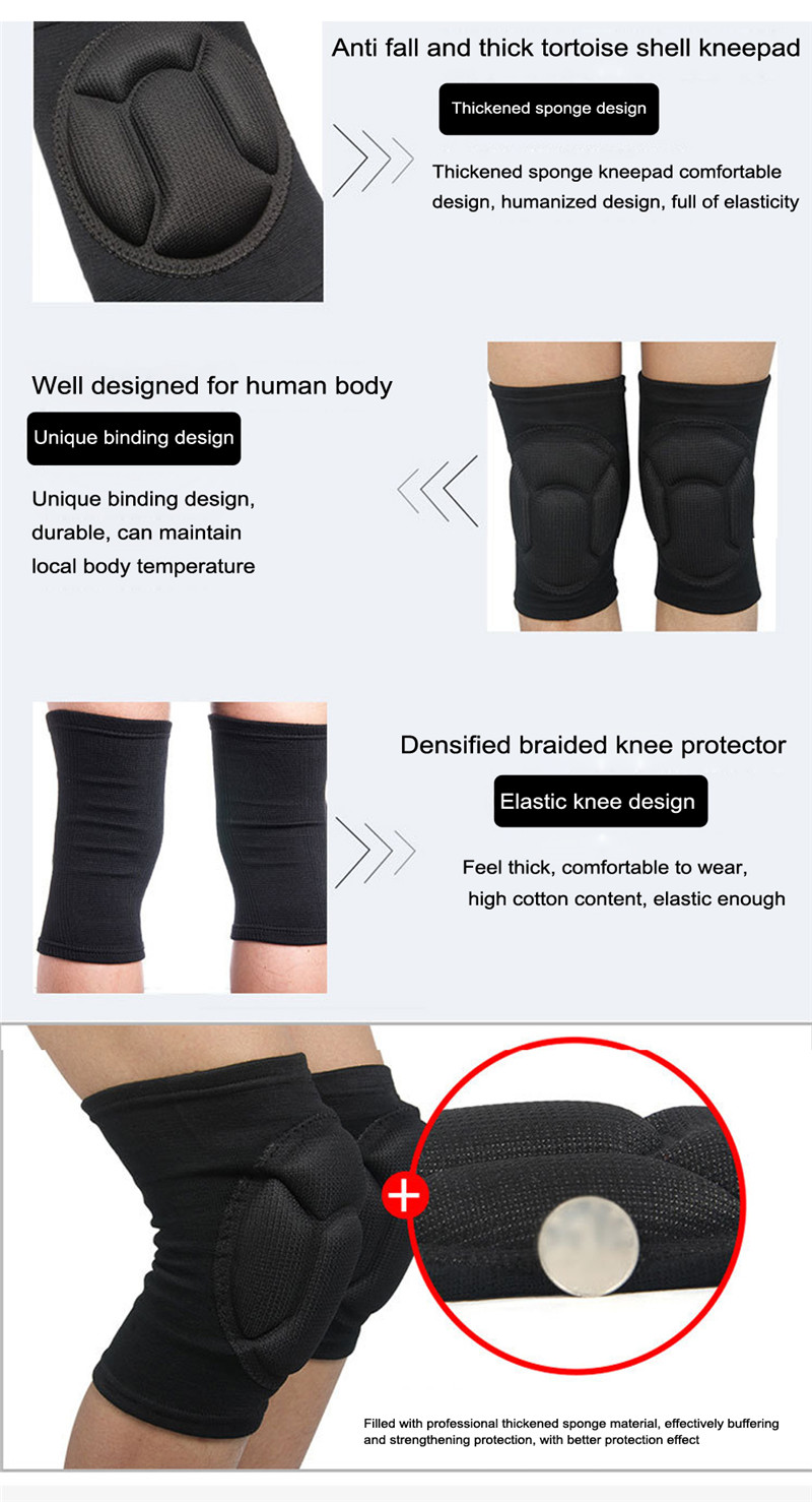 PAIDU Manufacturer BSCI Sports Kneepad Men Elastic Knee Pads Support Fitness Gear Basketball Brace Protector Male Non-Slip Knee Pads Women