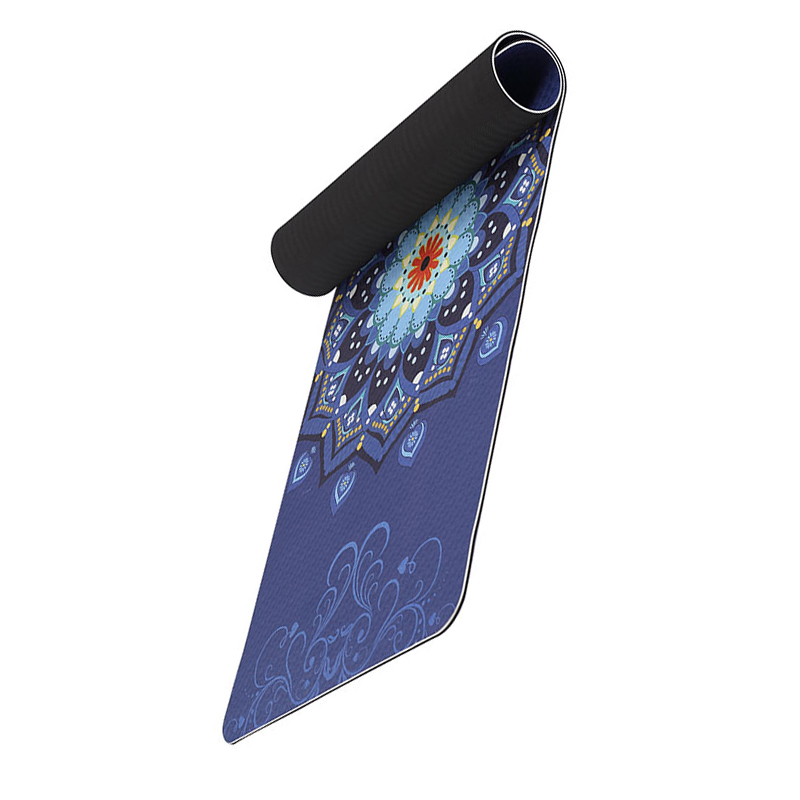 Paidu Manufacturer Tpe Workout Mat Exercise Yoga Dual Layer Eco Friendly Anti Slip