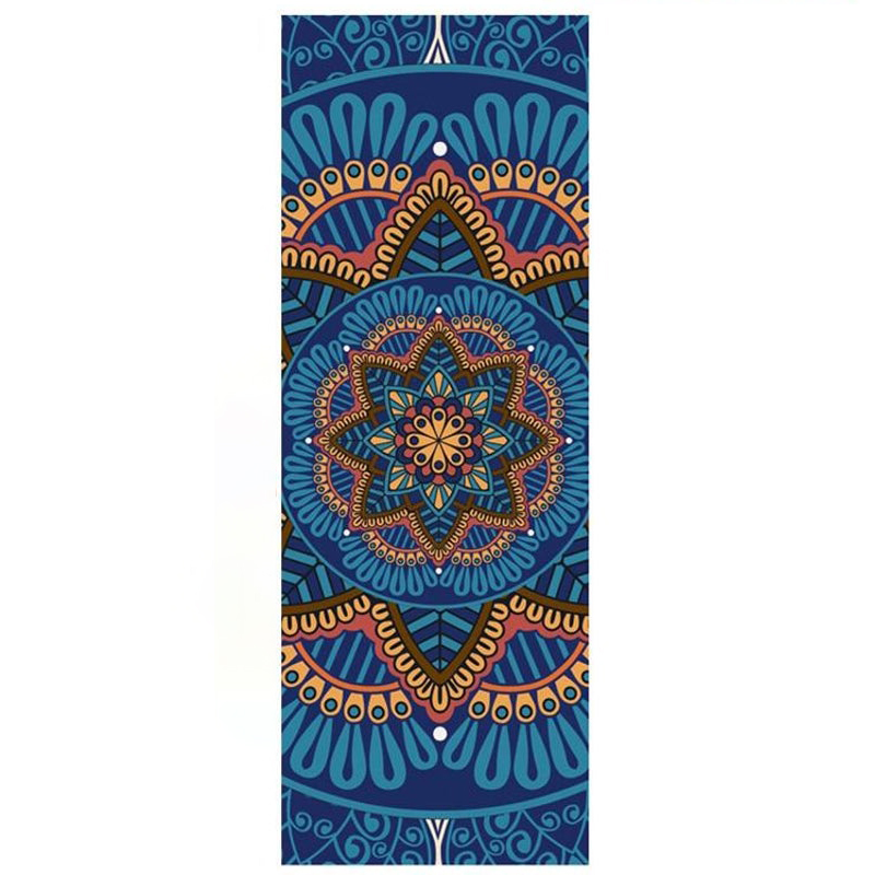 Paidu Manufacturer Suede Tpe Workout Mat Non Slip 6mm Thickness Eco Friendly Anti Slip