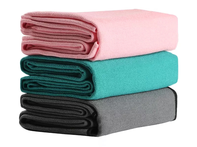 PAIDU Manufacturer BSCI Towel Double Sided Pilates Yoga Towel Microfiber Fitness Towel