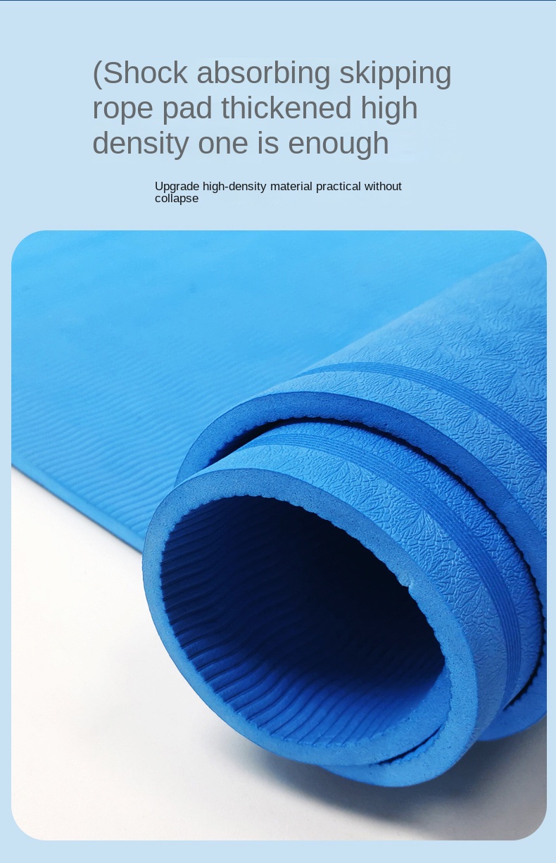 PAIDU Manufacturer BSCI 8mm Thick Silent Rope Skipping Floor Mat Indoor Fitness Exercise