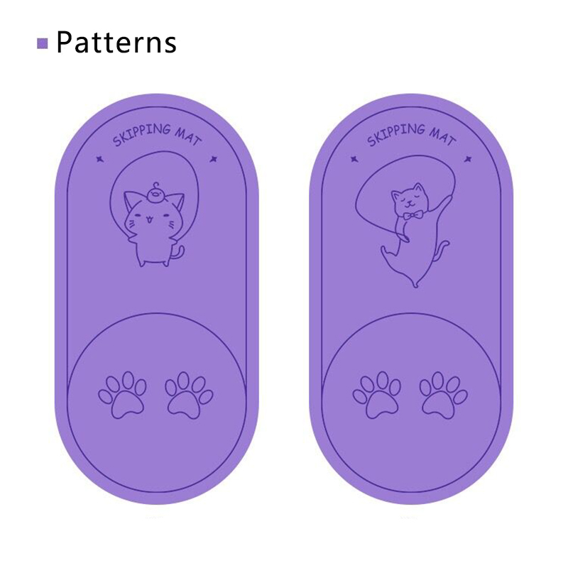 PAIDU Manufacturer BSCI 6mm TPE Environmental Protection Anti-Skid Silent Rope Skipping Mat