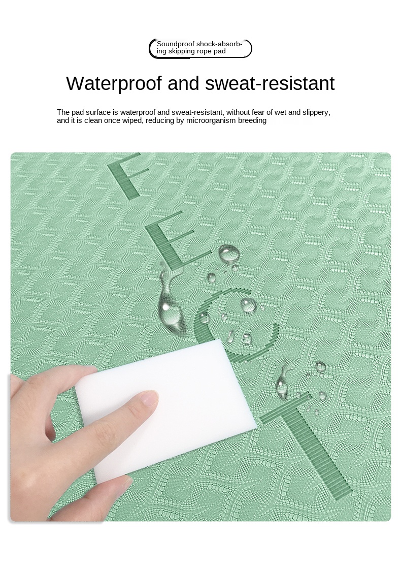 PAIDU Manufacturer BSCI Skipping Mat Jump Rope Household Buffer Pad Silent Fitness Yoga Mat