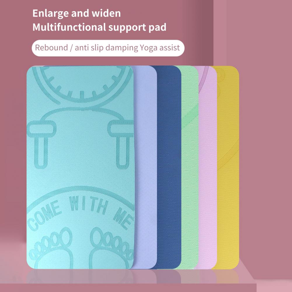 PAIDU Manufacturer BSCI Jump Rope Mat Sound Insulation Double Side Texture Rope Skipping Mat