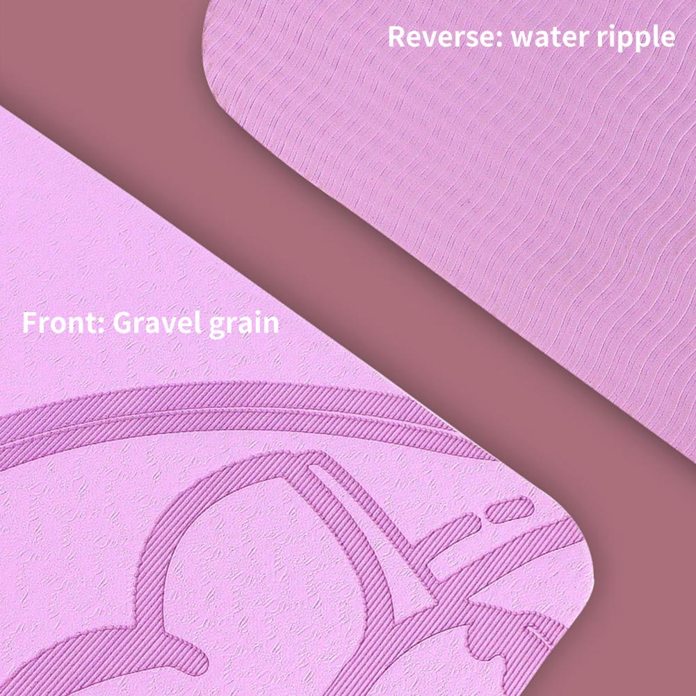 PAIDU Manufacturer BSCI Jump Rope Mat Sound Insulation Double Side Texture Rope Skipping Mat