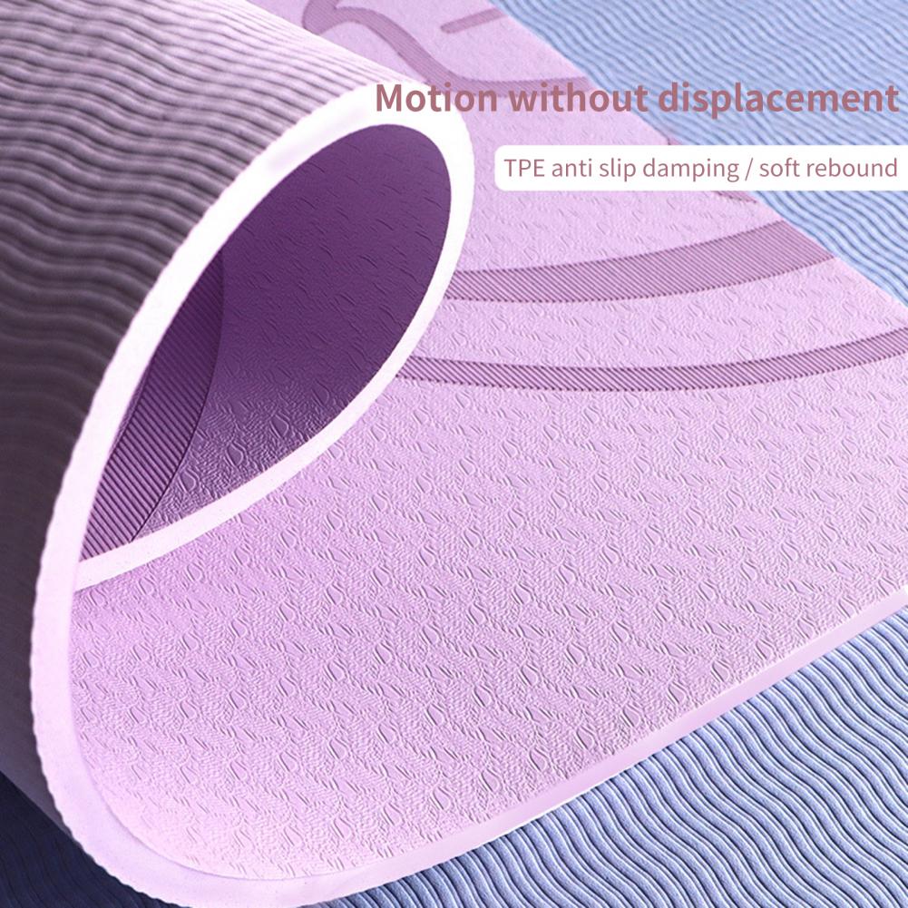 PAIDU Manufacturer BSCI Jump Rope Mat Sound Insulation Double Side Texture Rope Skipping Mat