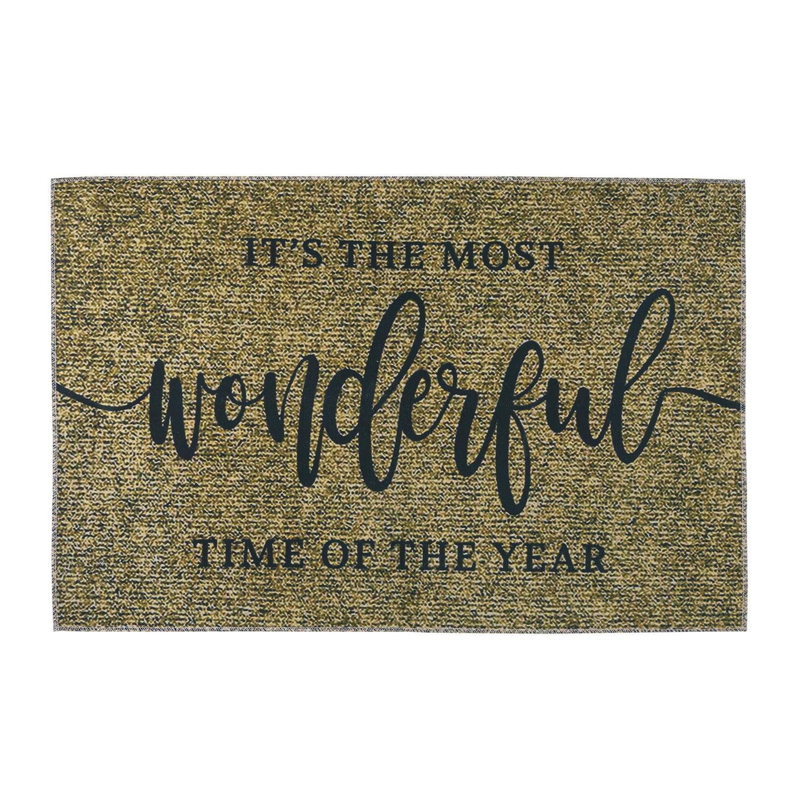 PAIDU Manufacturer BSCI Merry Christmas Letters Door Mats Kitchen Carpet Christmas Door Mat